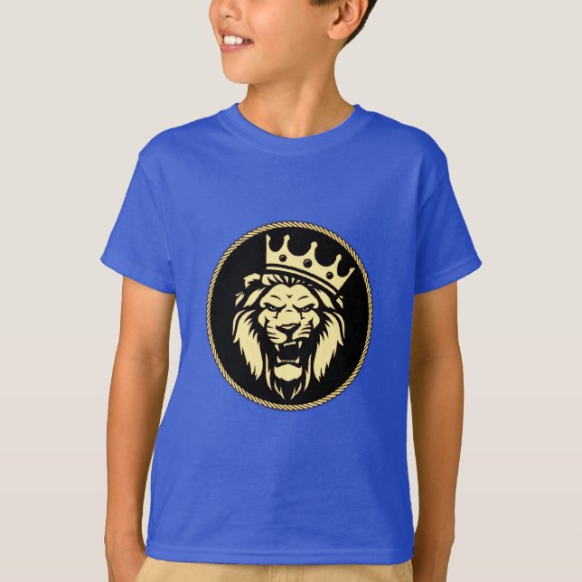 T-Shirt Roaring King Lion (Frente)