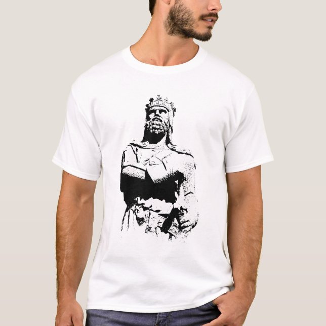 T-shirt Robert the Bruce Plain Customizable Tshirt (Frente)
