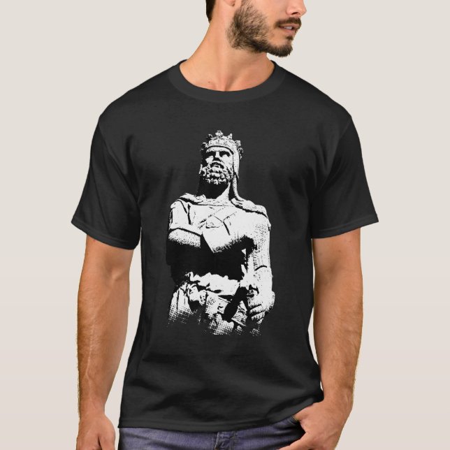 T-shirt Robert the Bruce Plain Customizable Tshirt (Frente)