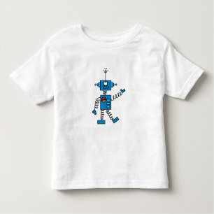 T-shirt Robô azul