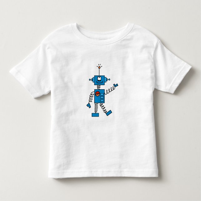 T-shirt Robô azul (Frente)