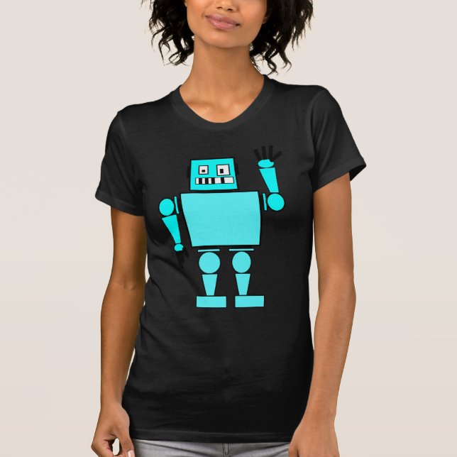 T-shirt robô mau louco (Frente)