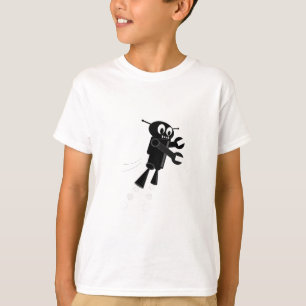 T-shirt Robô Voador Negro