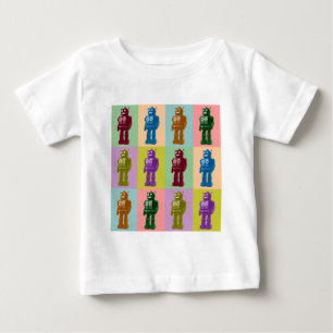 T-shirt Robôs do pop art