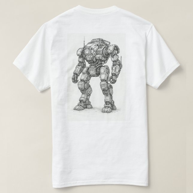 T-shirt Robot  (Verso do Design)