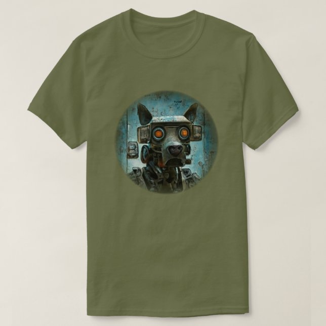 T-Shirt Robot Dog (Frente do Design)