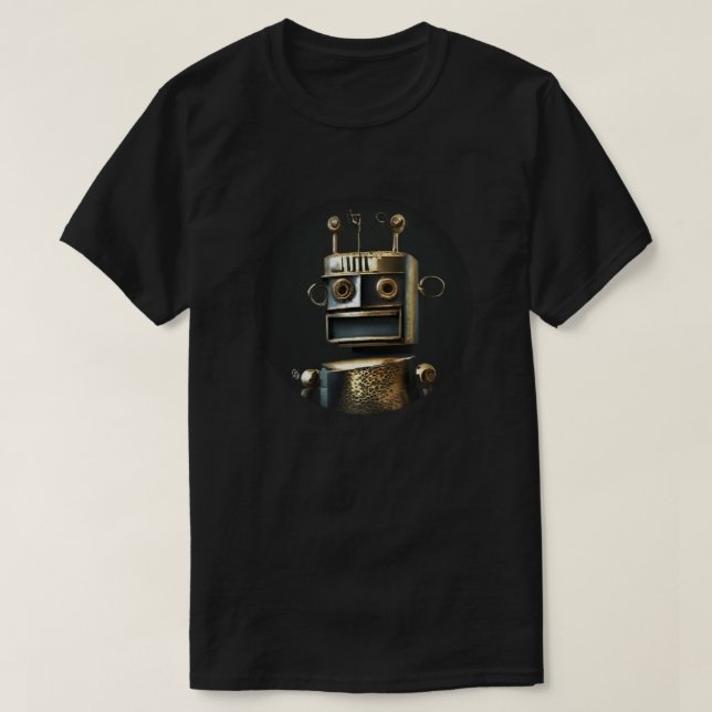 T-Shirt Robot Retro (Frente do Design)
