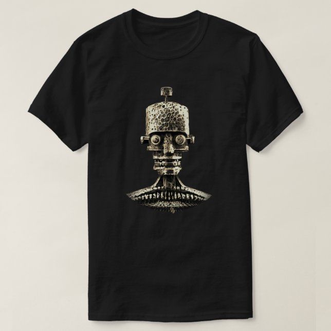 T-Shirt Robot Retro (Frente do Design)