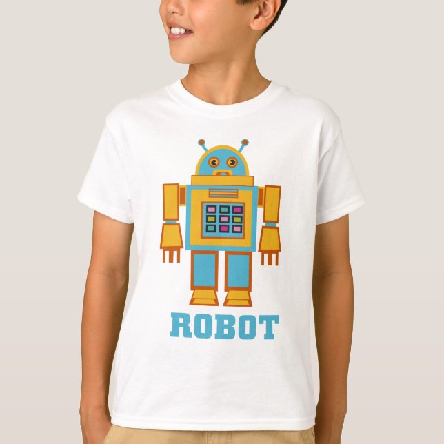 T-Shirt Robot Retro (Frente)