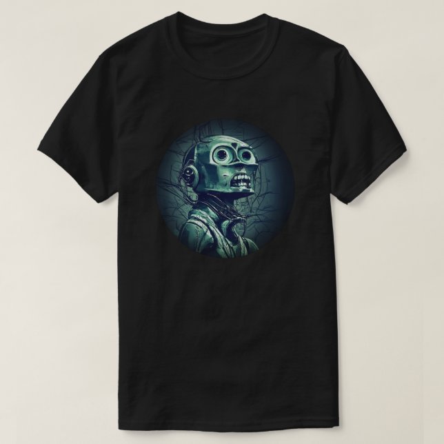 T-Shirt Robot Retro (Frente do Design)