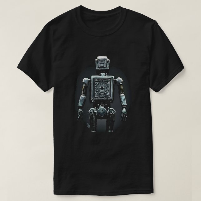 T-Shirt Robot Retro (Frente do Design)