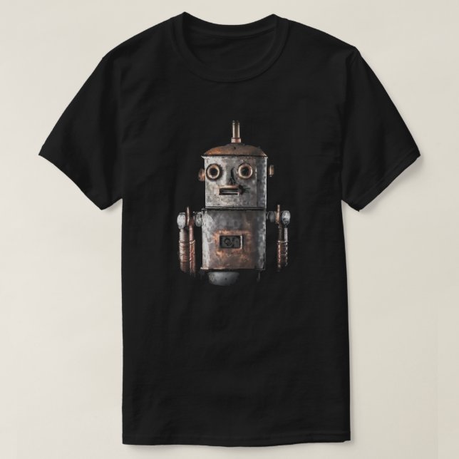 T-Shirt Robot Retro (Frente do Design)