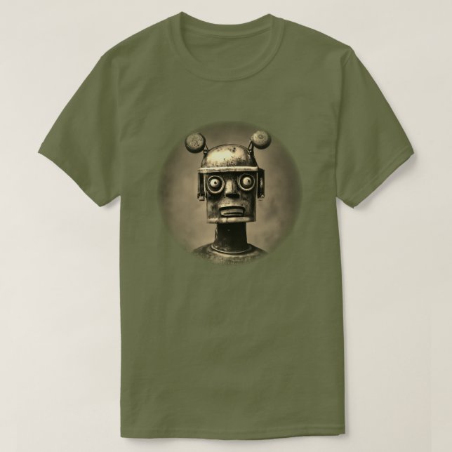 T-Shirt Robot Retro (Frente do Design)