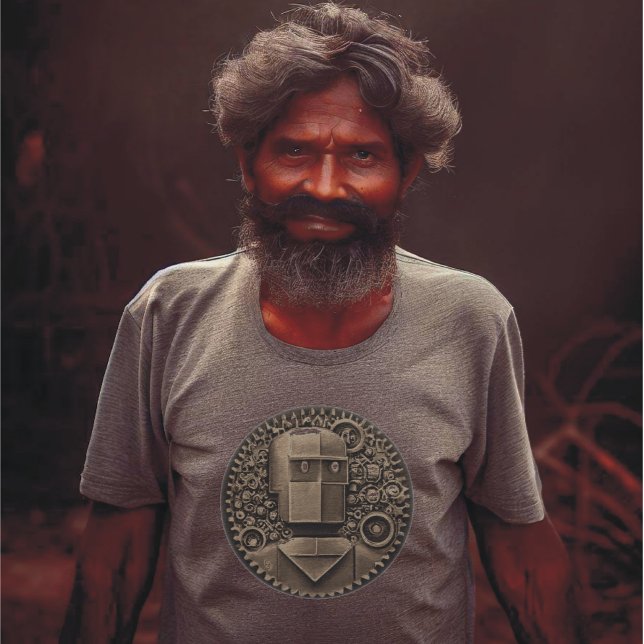 T-Shirt Robot Retro (Criador carregado)