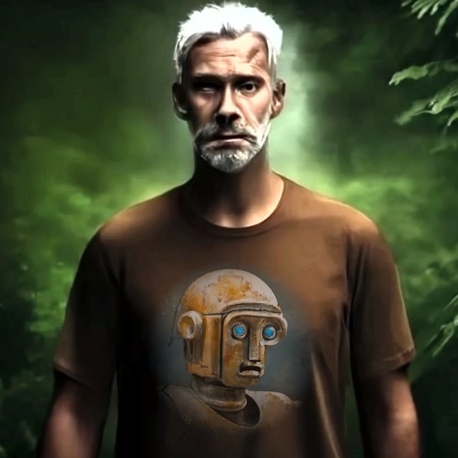 T-Shirt Robot Retro (Criador carregado)