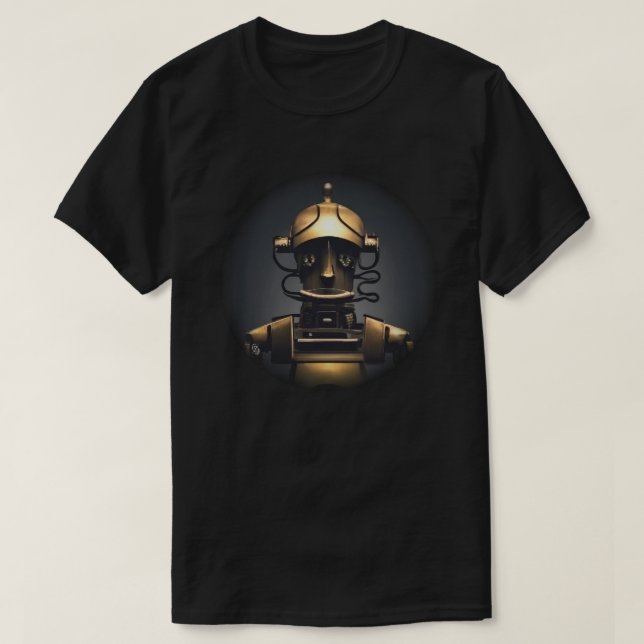 T-Shirt Robot Retro (Frente do Design)