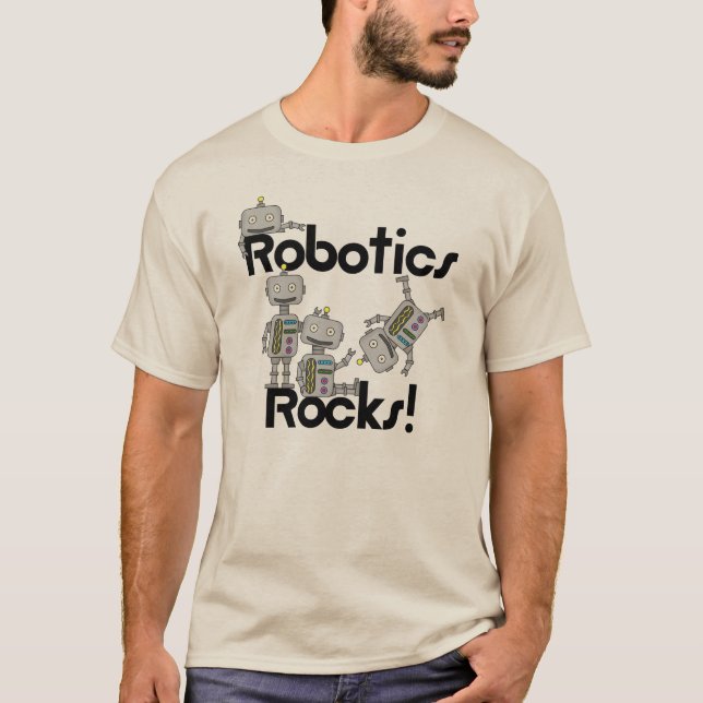 T-shirt Robotics Rocks (Frente)