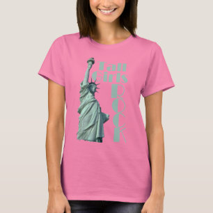 T-shirt ROCHA alta das meninas (escura)