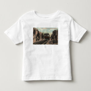 T-shirt Rocha cortada em Mt. Tom