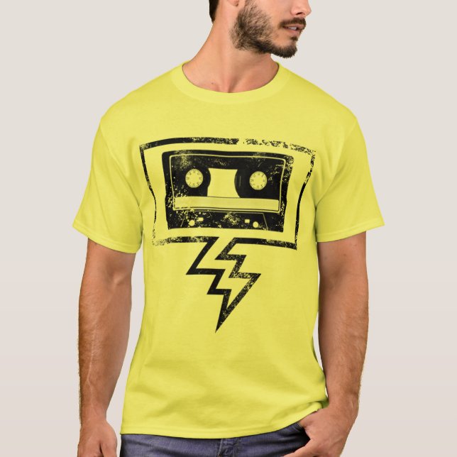 T-shirt Rocha da velha escola para fora (Frente)