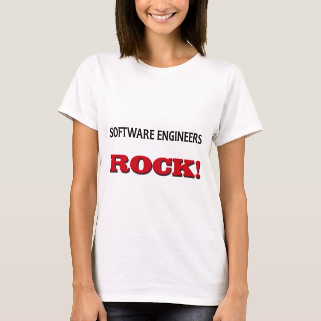 T-shirt Rocha das Software Engineers (Frente)