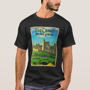 T-shirt Rocha de Ireland do vintage de Cashel