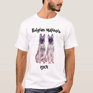 T-shirt Rocha de Malinois do belga
