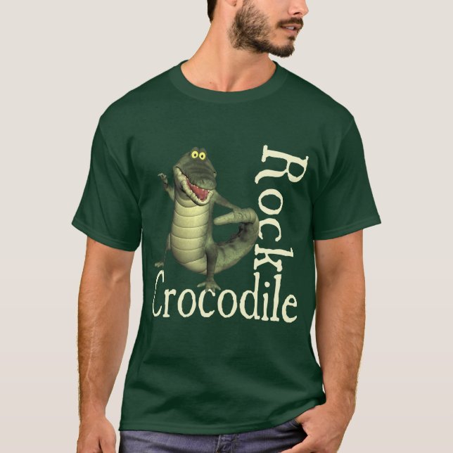 T-shirt Rocha do crocodilo (Frente)