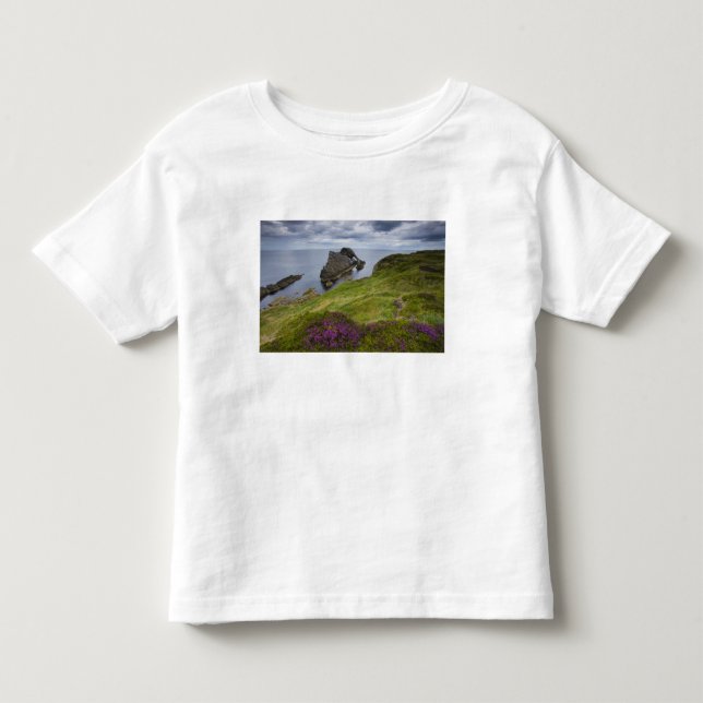T-shirt Rocha do violino do arco, Portknockie, Scotland (Frente)