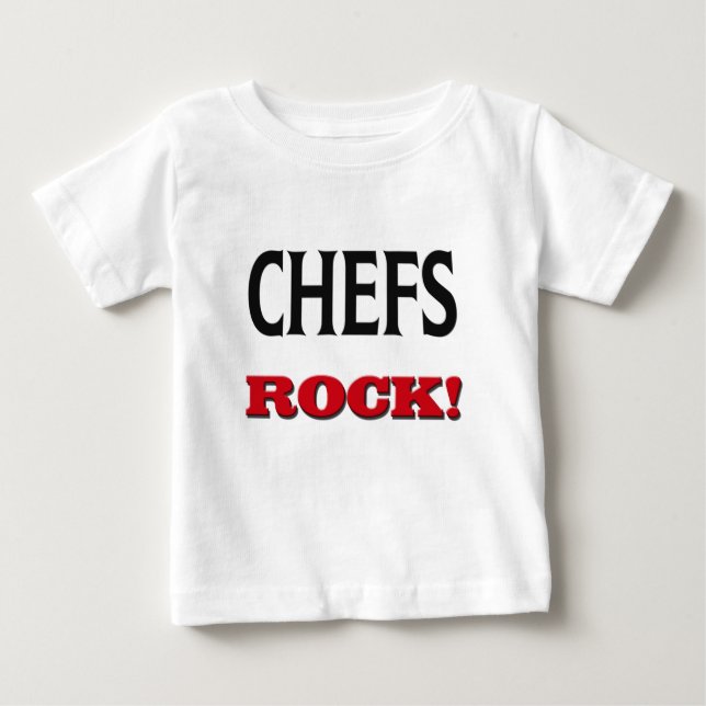 T-shirt Rocha dos cozinheiros chefe (Frente)