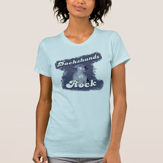 T-shirt Rocha dos Dachshunds (Frente)