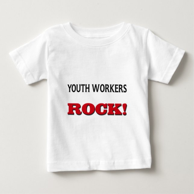T-shirt Rocha dos trabalhadores da juventude (Frente)