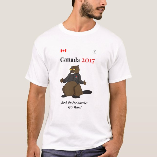 T-shirt Rocha legal de Canadá 150 em 2017 sobre (Frente)