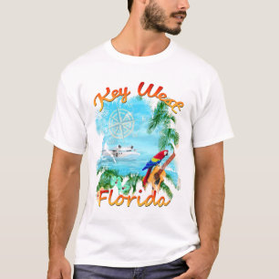 T-shirt Rocha tropical de Key West