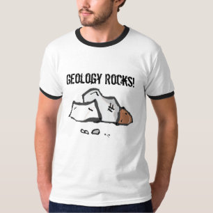 T-shirt Rochas da geologia