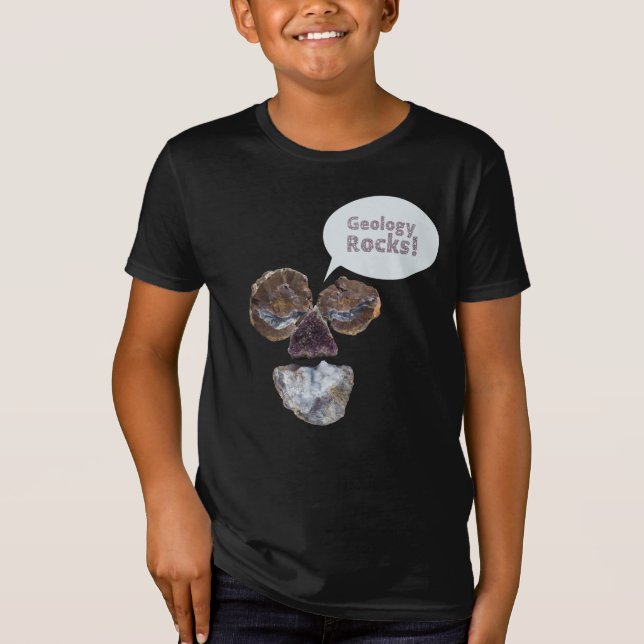 T-shirt Rochas da geologia! (Frente)