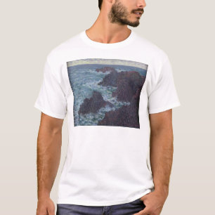 T-shirt Rochas de Claude Monet   no Belle-Ile, a costa