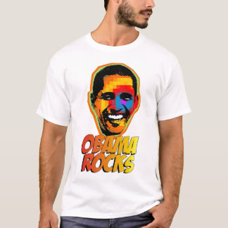 T-shirt rochas de obama
