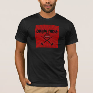 T-shirt Rochas de ondulação
