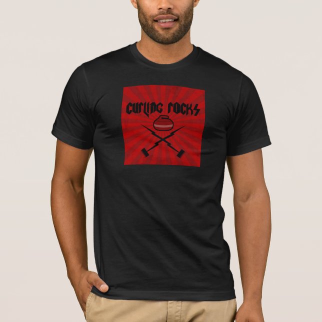 T-shirt Rochas de ondulação (Frente)