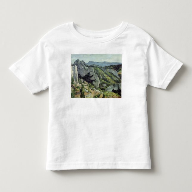 T-shirt Rochas de Paul Cezanne | em L'Estaque, 1879-82 (Frente)