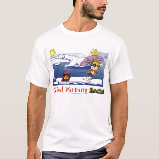 T-shirt rochas do aquecimento global