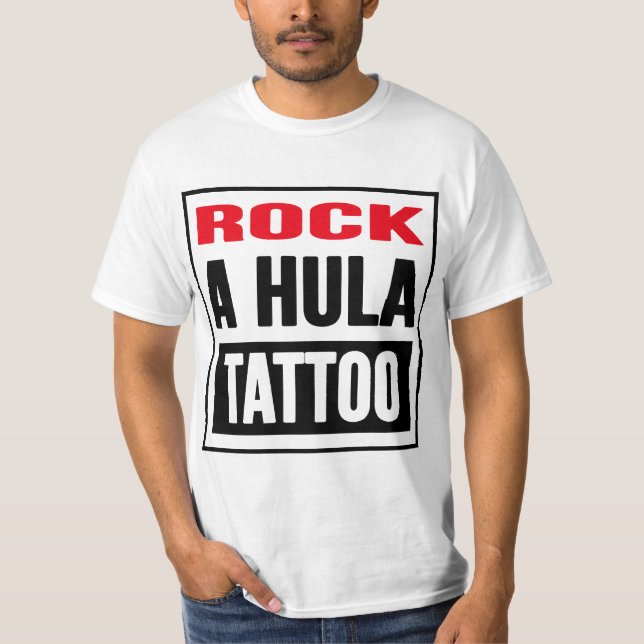 T-shirt Rock a Hula Tattoo (Frente)