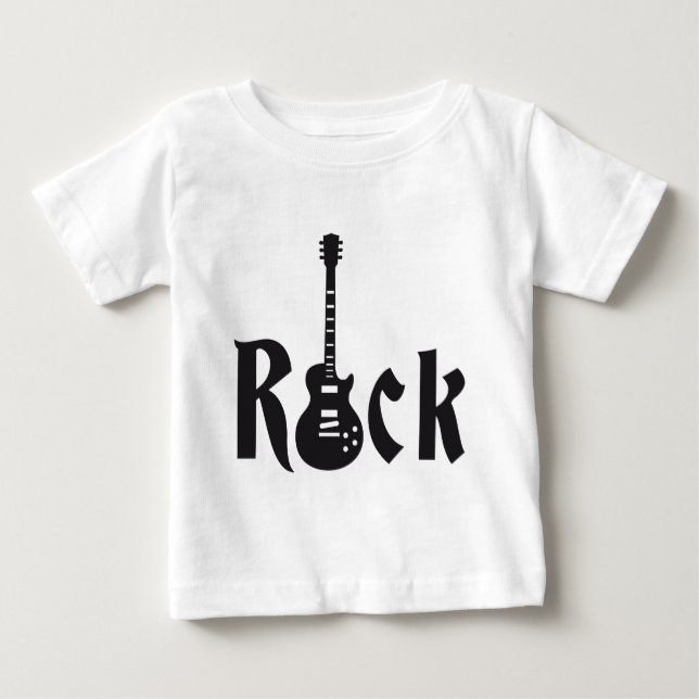 T-shirt rock guitar (Frente)