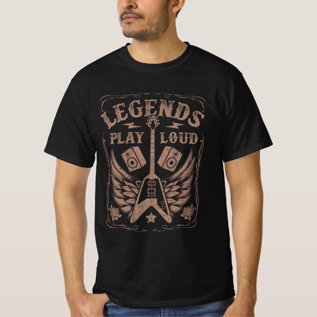 T-shirt Rock Legends (Frente)