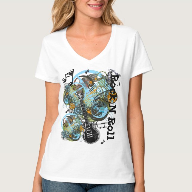 T-shirt Rock N Roll (Frente)