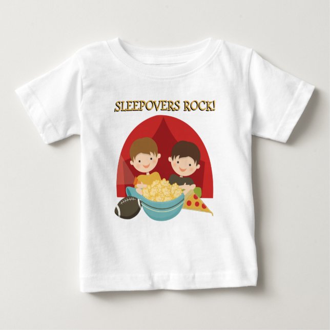 T-shirt Rock Sleepovers (Frente)