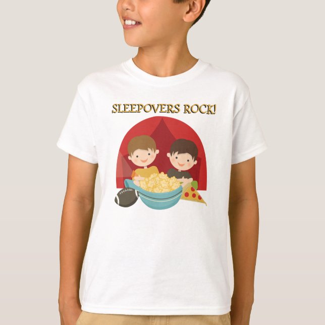 T-shirt Rock Sleepovers (Frente)
