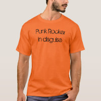 Rocker Punk Disfarçado Dito Humorístico Engraçado