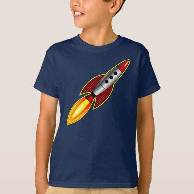 T-shirt Rocket - personalizado (Frente)